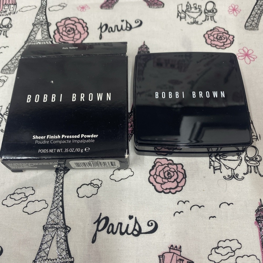 Bobbi Brown Sheer Finish Pressed Powder PALE YELLOW Full Size NEW